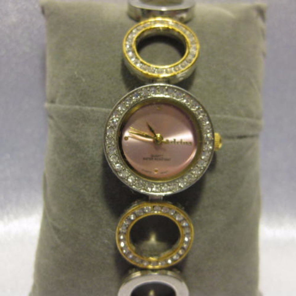 Adrina Quartz water Resistant Ladies Crystal Watch